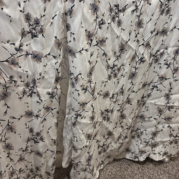 Oh Seven Days - Elegant Floral White maxi Dress - NWT - size 3X - sleeveless - Picture 6 of 9